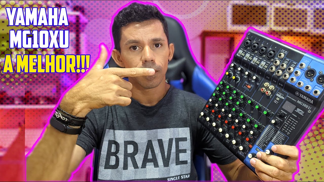 Review YAMAHA MG10XU Mesa De Som Interface de audio pequena mas valente