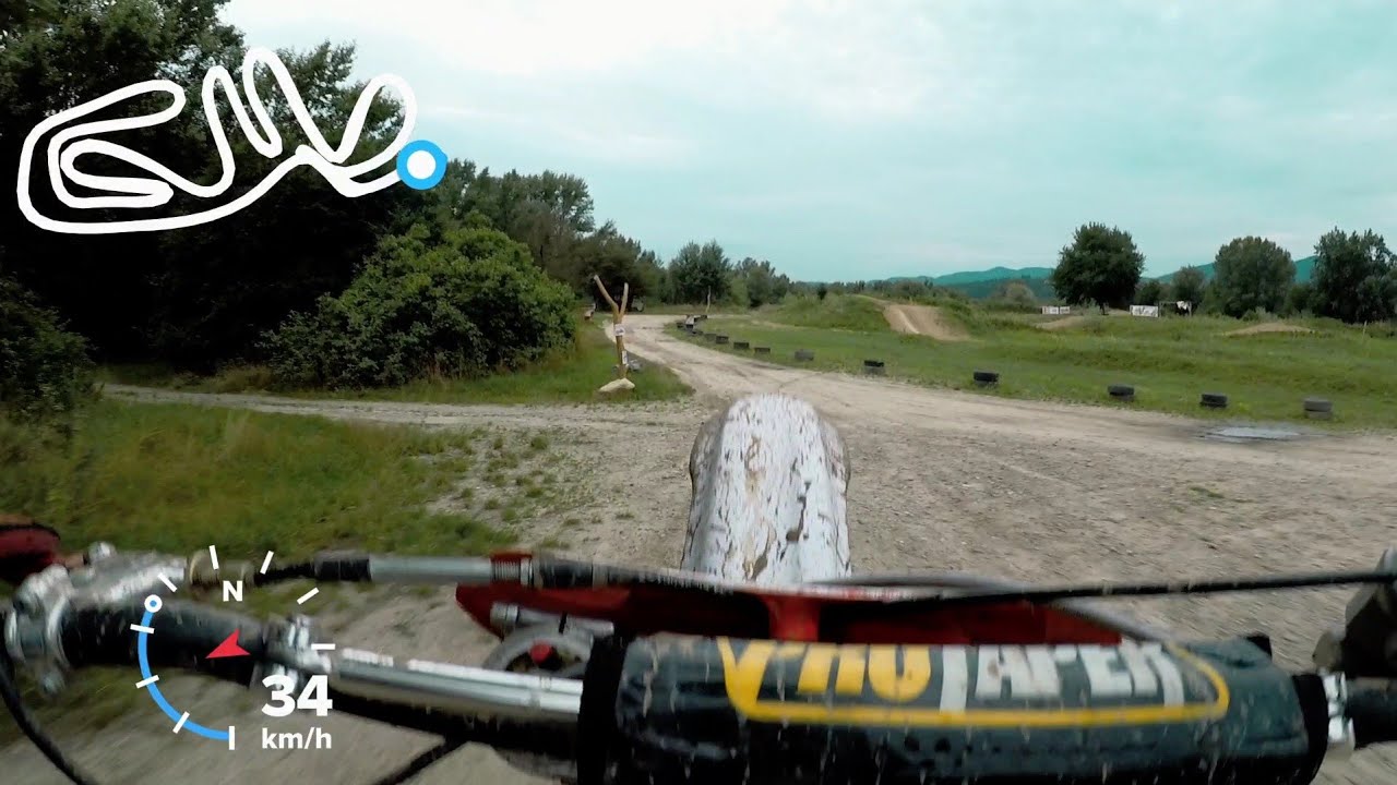 MotoPark Trenčín - raw 2stroke motocross 2 laps ( Honda CR250 1998)