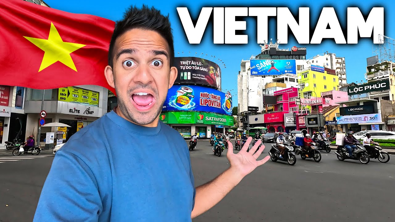 First Day in VIETNAM 🇻🇳 Saigon is CRAZY but we LOVE IT!