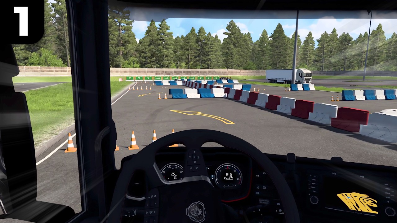 ТРУДНОСТИ в «Автошколе: Мастерство» — ETS2 (Эпизод 1)