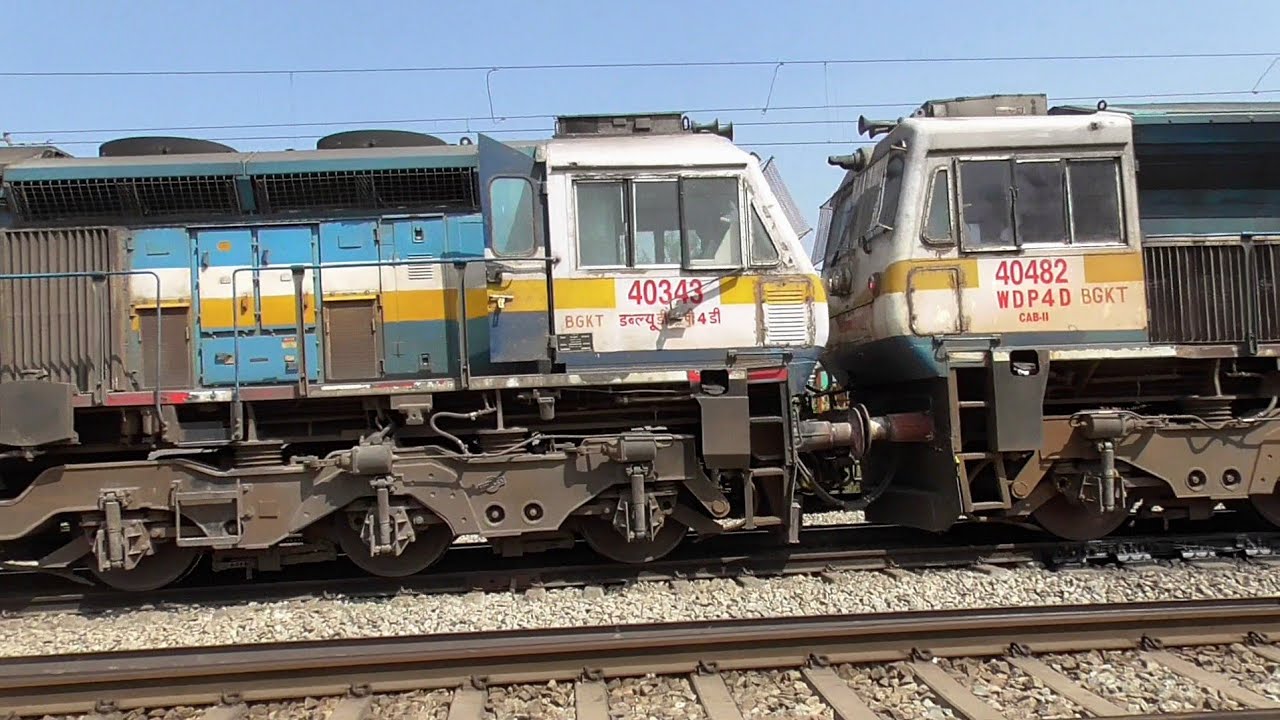 WDP 4D Multiple Units | Palace Queen Humsafar and other trains | Indian Railways 