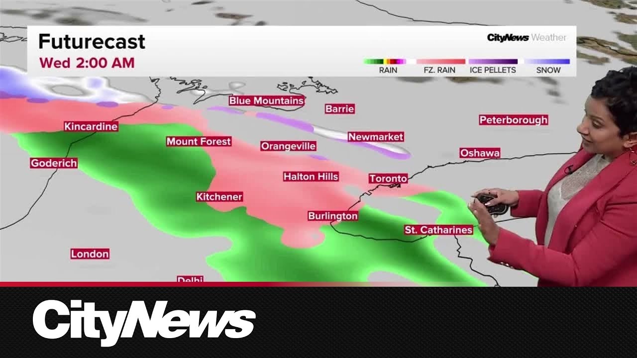Icy mix of precipitation starts overnight in GTA