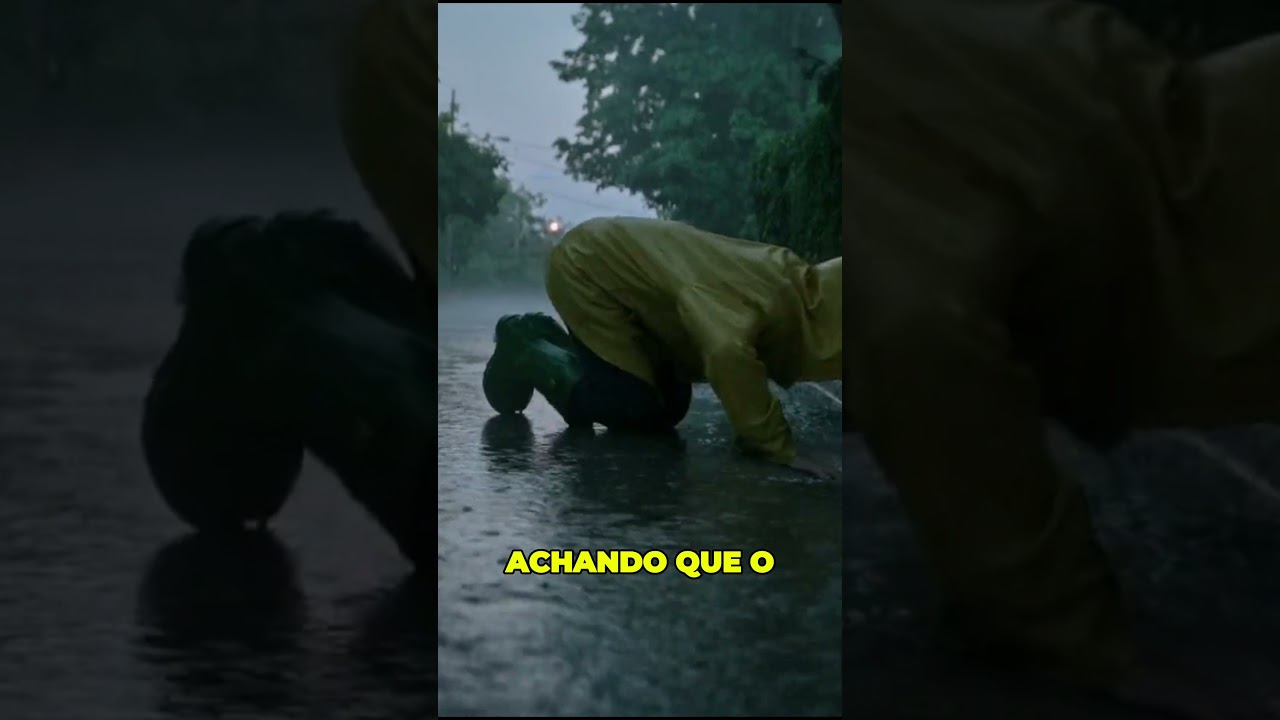 GEORGE VAI SER LEVADO PELO PALHA&Ccedil;O PENNYWISE EM IT A COISA! #itacoisa #pennywise #welcometoderry