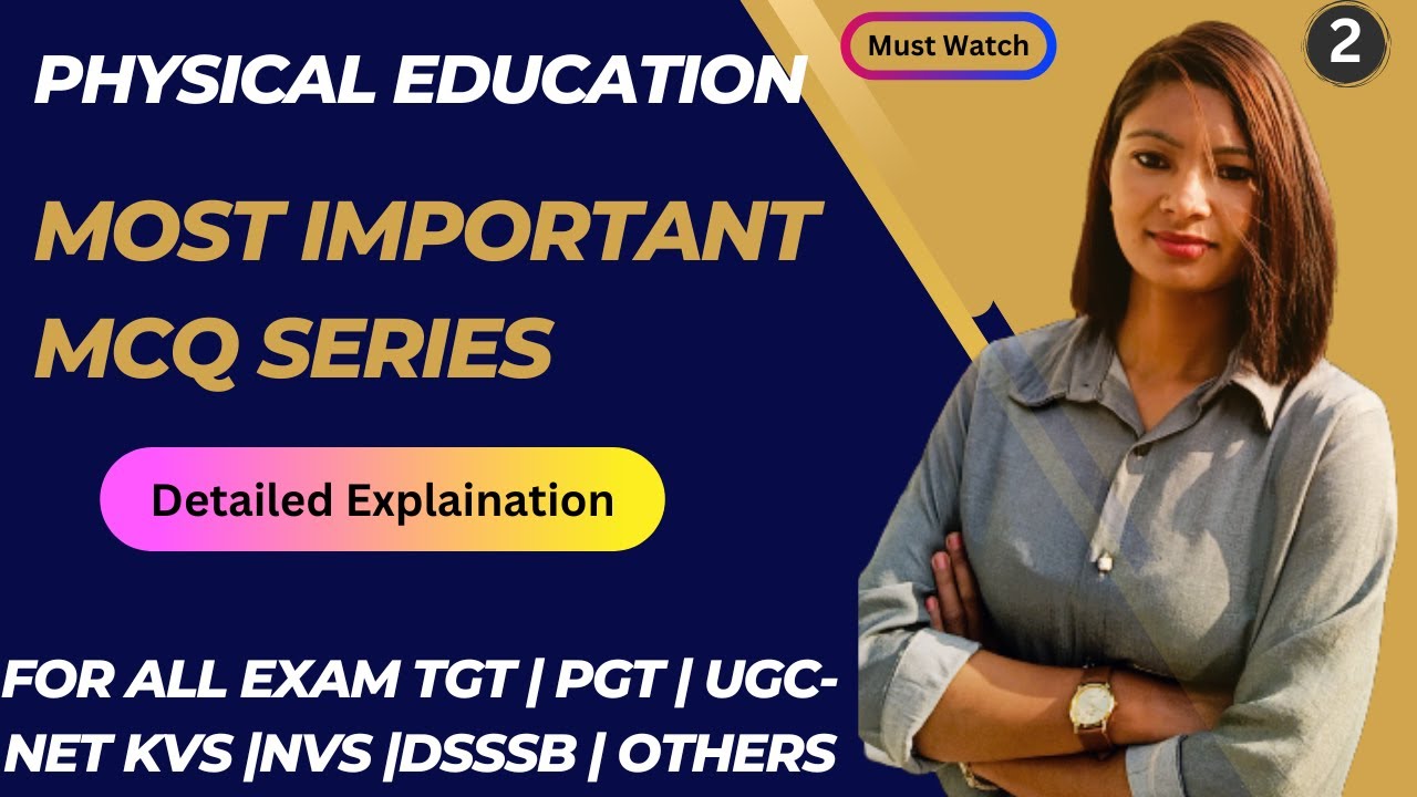 Physical Education Important MCQ With Answer | Previous year Question Answer| Part-2