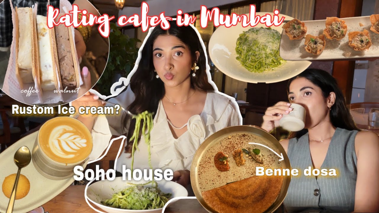 Cafes in Mumbai | Soho house Juhu , Blondie cafe , K rustom ice cream mumbai | Mumbai vlog