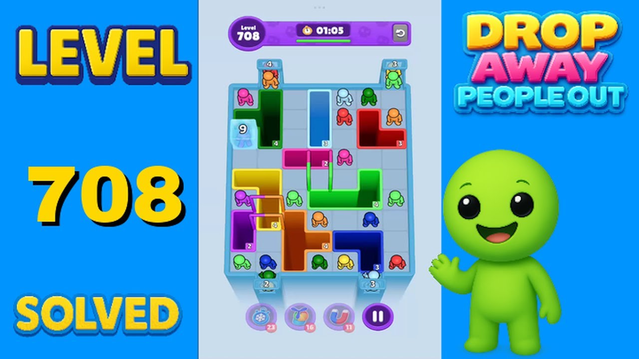 Drop Away &ndash; Level 708 - WIN FAST