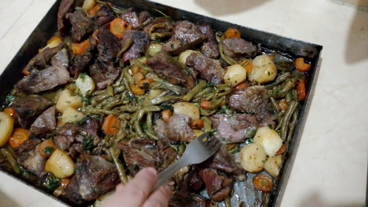 épaule de bouc rôti- كتف ماعز مشوي
