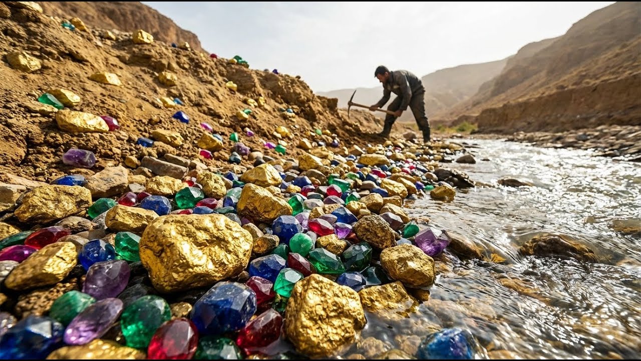 Unbelievable River Full of Gold & Gems | Real Treasure Discovery!