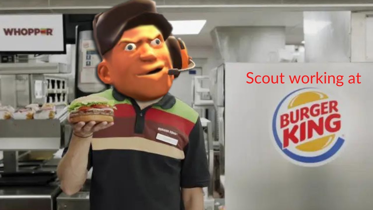 (TF2 uberduck.ai) scout is working burger king