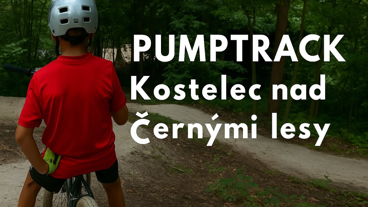 Nový pumptrack v Kostelci nad Černými lesy! 🏁 První jízda s MACHINEMEN111cz