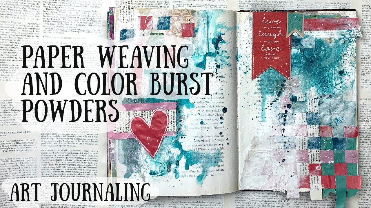 Страница из художественного дневника по плетению из бумаги | Использование журналов 🦋 Shanouki 🦋🖌🖍