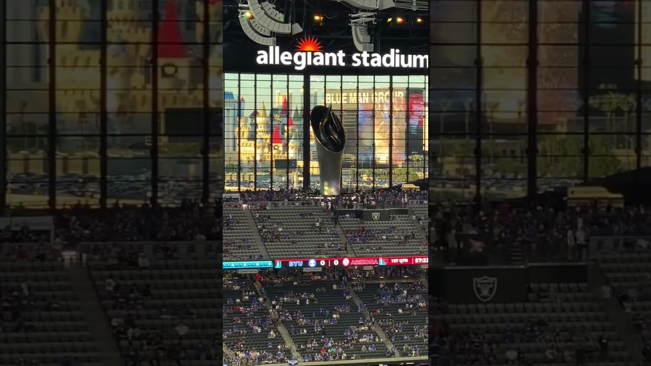 Strip view from Allegiant stadium