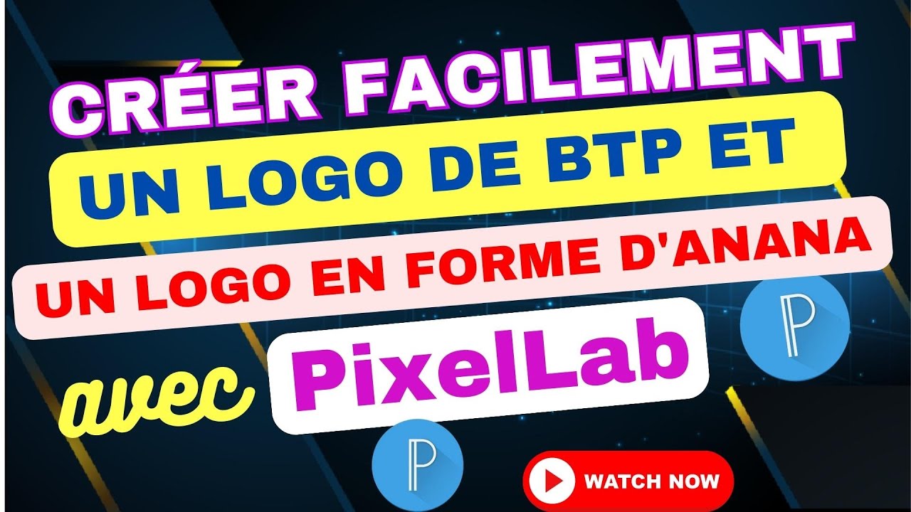 #COMMENT #CRÉER UN #LOGO DE #BTP ET UN #LOGO EN FORME D'ANANA?