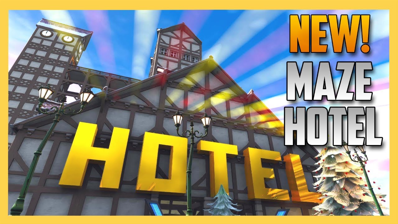 New! Hotel Maze from JeffVH - Fortnite Creative Code Inside! | Swiftor
