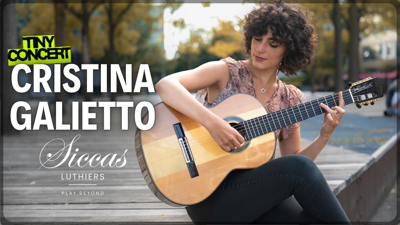 CRISTINA GALIETTO - Classical Guitar Concert on Siccas Luthiers | Mertz, Schubert, Tarrega