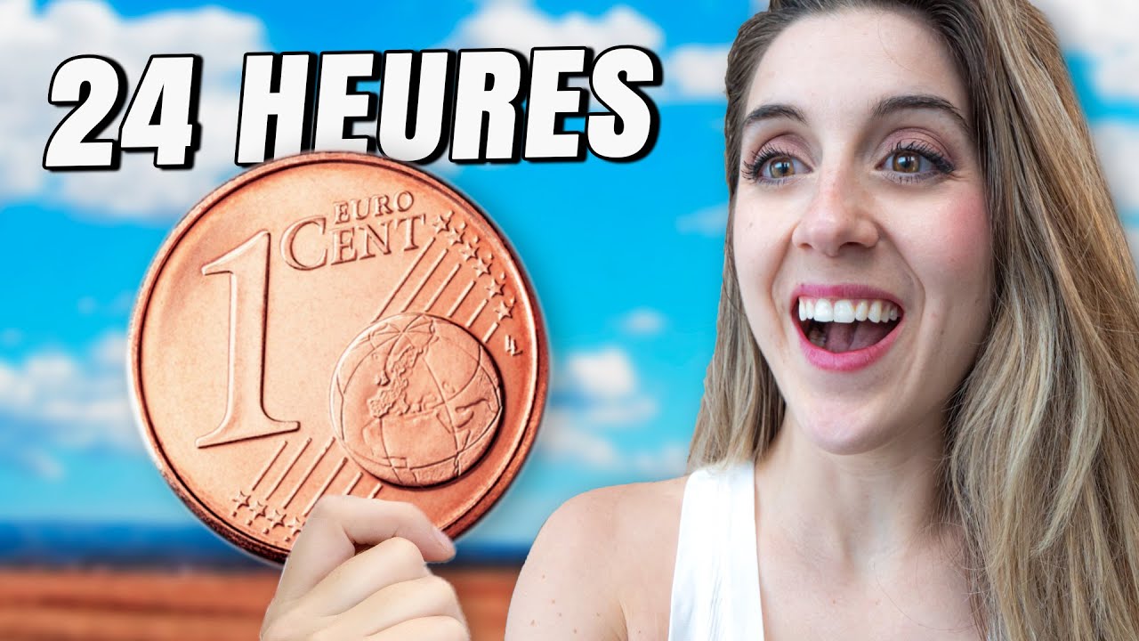 Survivre avec 0.01€ pendant 24h | DENYZEE