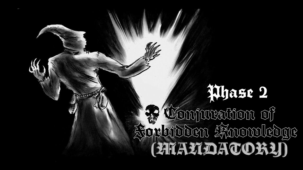 CAVE EVIL How To play: PHASE 2 Conjuration of Forbidden Knowledge