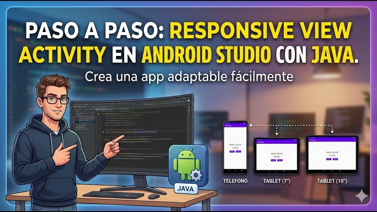  ¡Deja de usar Layouts fijos! Apps RESPONSIVE View Activity en MINUTOS #viralvideos