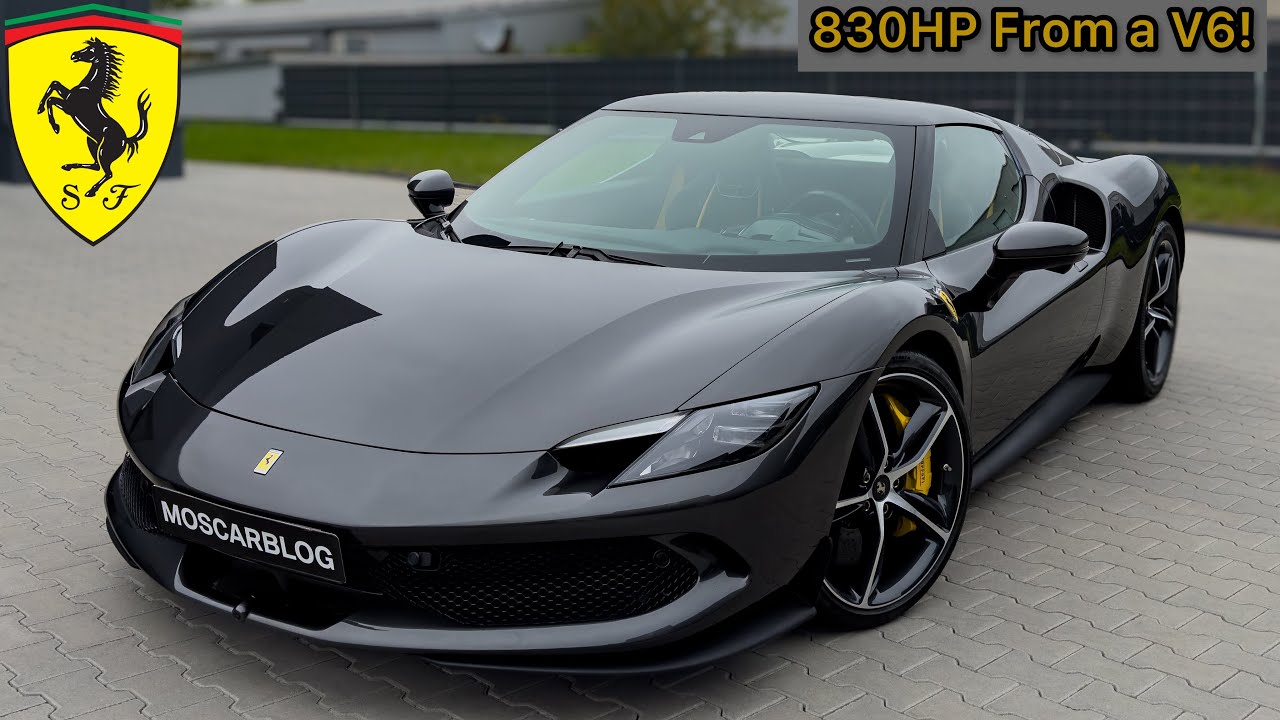 830 HP Ferrari 296 Review + Autobahn POV Drive!