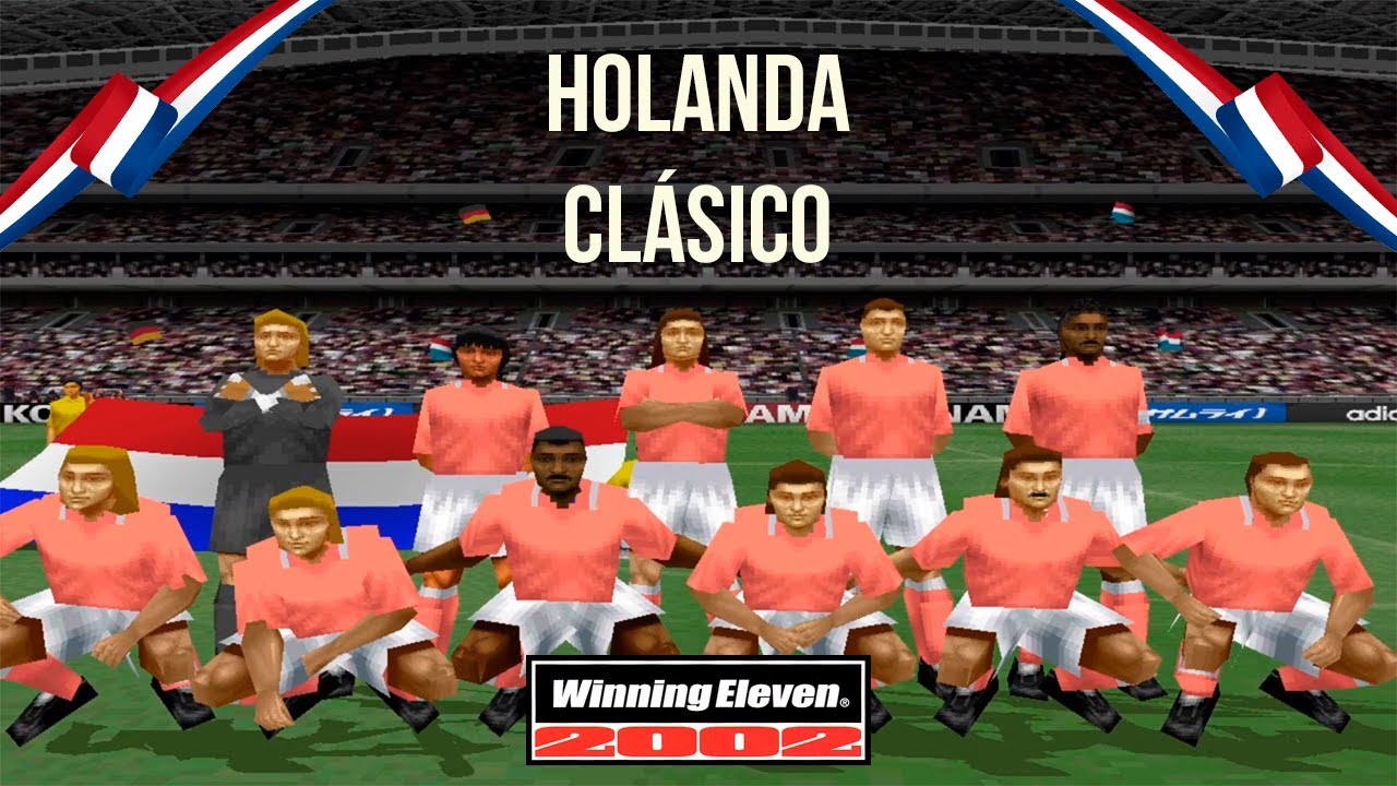 5.- Winning Eleven 2002 - Desbloqueando a Holanda Clásico