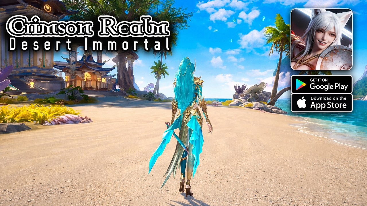 Crimson Realm: Desert Immortal - MMORPG Gameplay (Android/iOS)