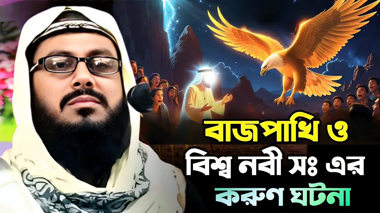 Khoka Maulana waz | বাজপাখি ও বিশ্ব নবী মুহাম্মদ ﷺ–এর করুণ ঘটনা | খোকা মাওলানা মফিজুর রহমান ওয়াজ 