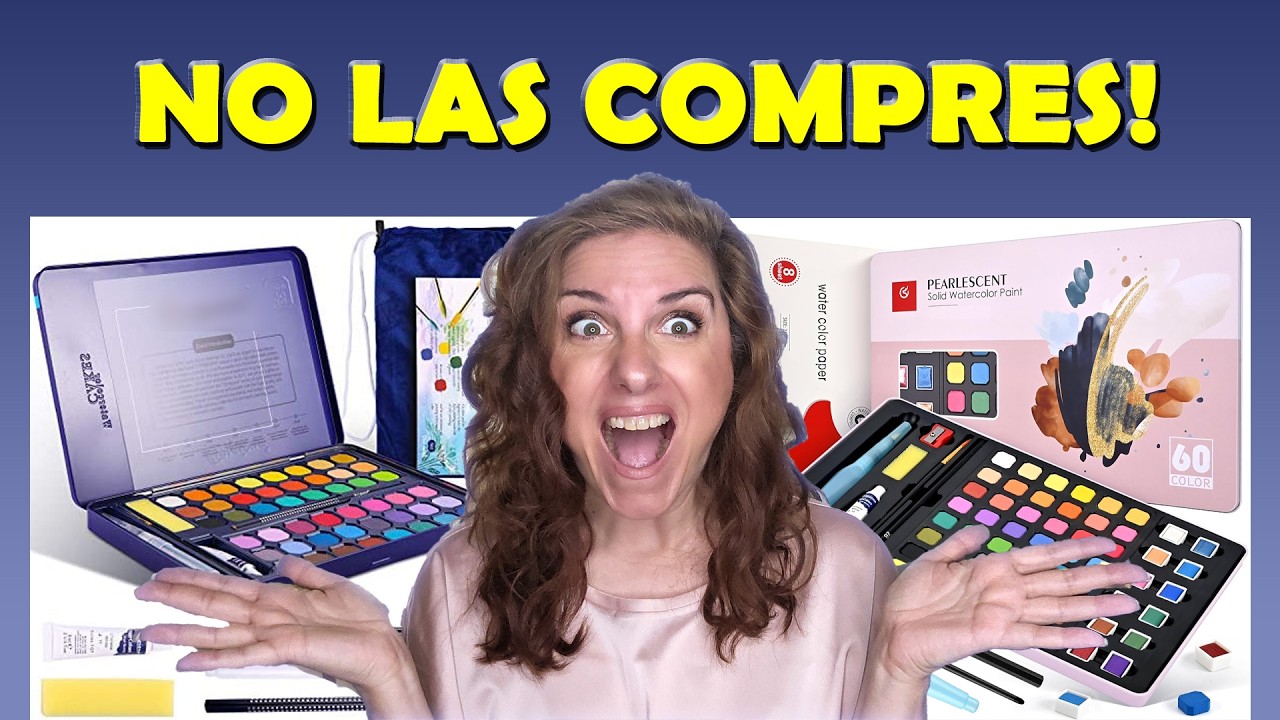5 TRUCOS para reconocer una ACUARELA de MALA CALIDAD.
