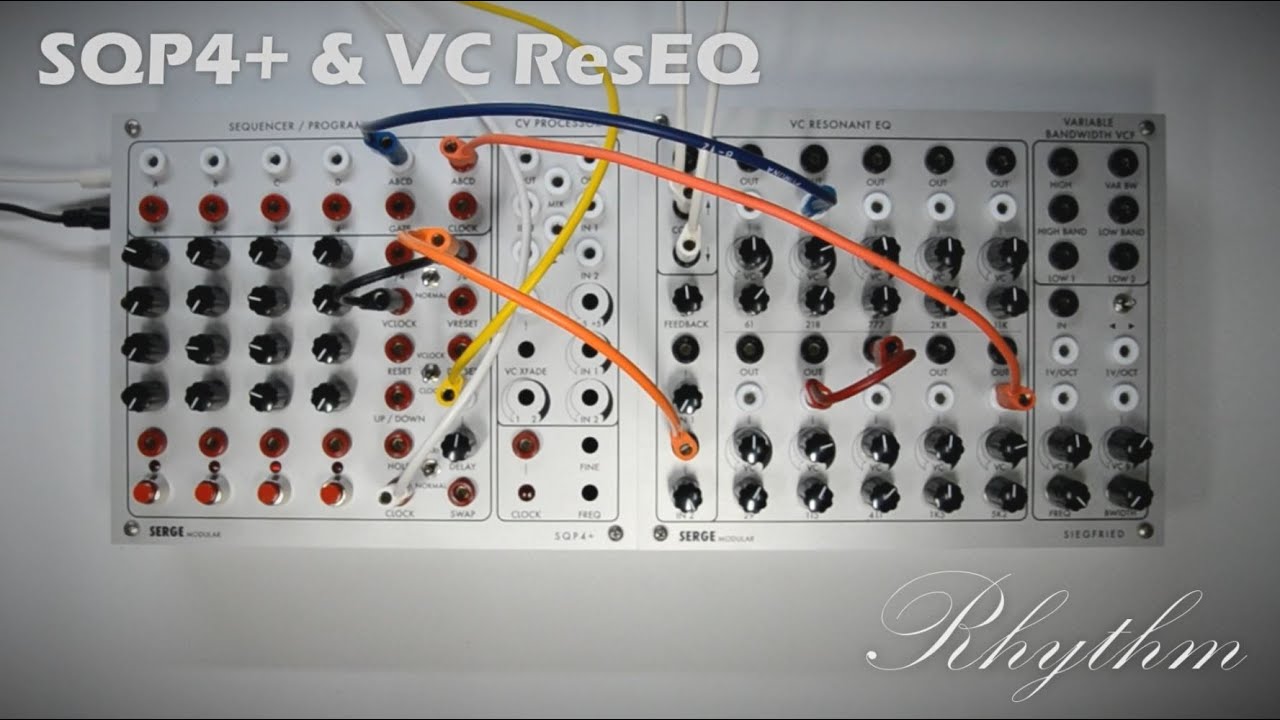 Serge Modular Synthesizer: SQP4+ & SIEGFRIED Rhythm