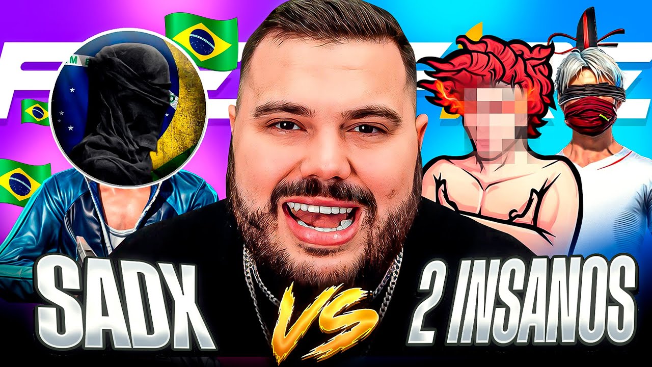 RETO A SADX EL MEJOR JUGADOR DE BRASIL 🇧🇷 FREESTYLE  A UN PVP CONTRA 2 JUGADORES VETERANOS 👹🔥