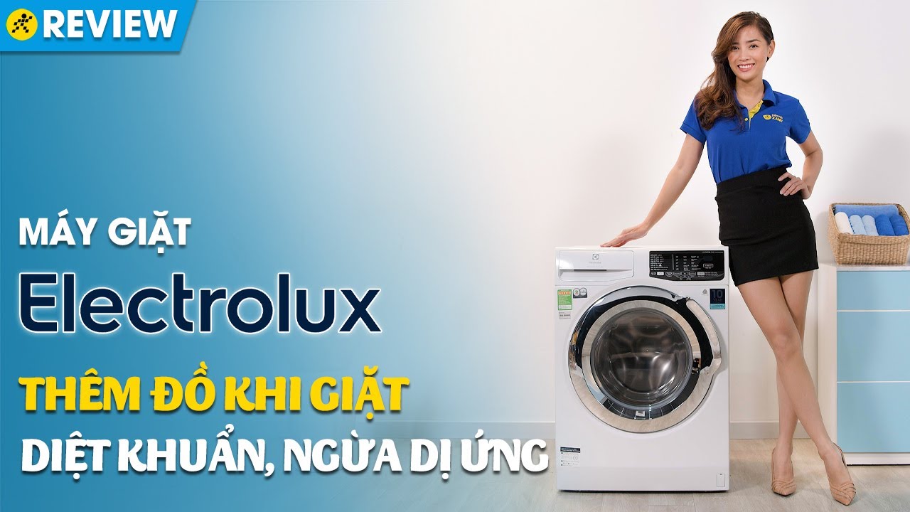 Máy giặt Electrolux 9kg: giặt hơi nước, giặt nước nóng diệt khuẩn (EWF9025BQWA) • Điện máy XANH