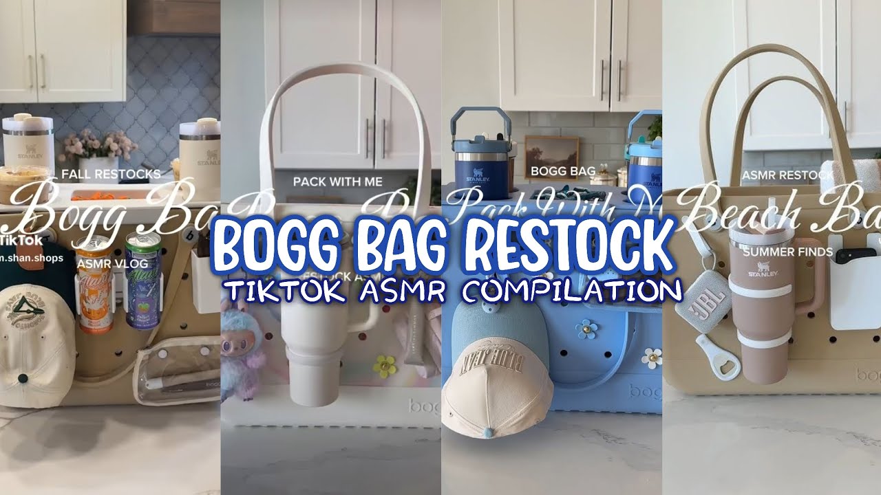 Bogg Bag Restock ASMR 🏖️✨ | Pack With Me TikTok Compilation