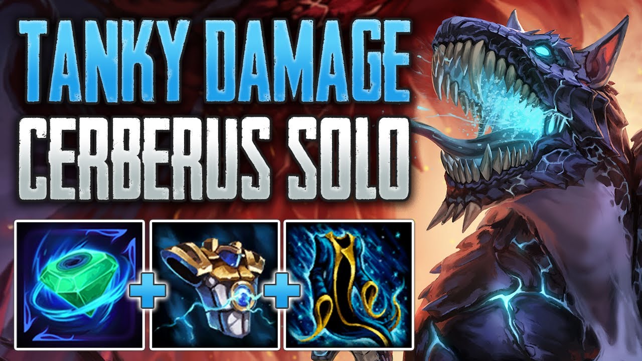 WHEN THE TANK SHREDS! Cerberus Solo Gameplay (SMITE Conquest A-Z)