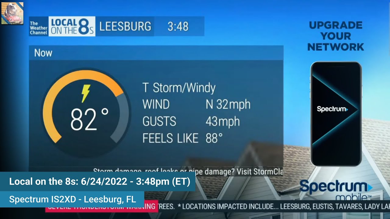 TWC Local на 8-й лунке — 24 июня 2022 г., 15:48 по восточному времени | Предупреждение о сильном ...
