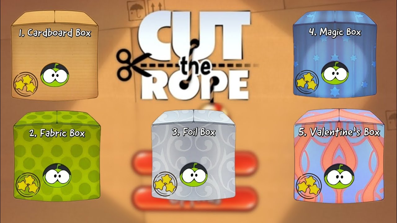 Cut the Rope - Season 01 (All Boxes) | 3 Stars Walkthrough