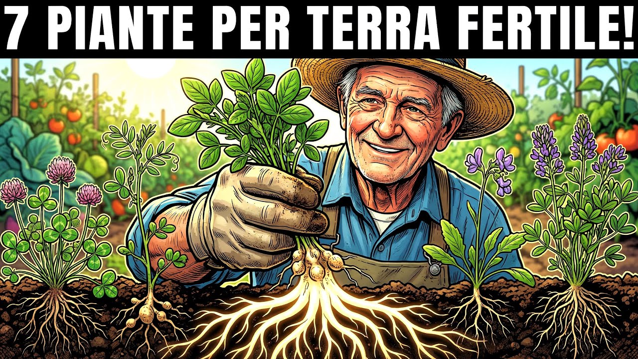 Queste 7 Piante NUTRONO il Tuo Terreno in Modo Naturale (Nessun Fertilizzante Necessario..)