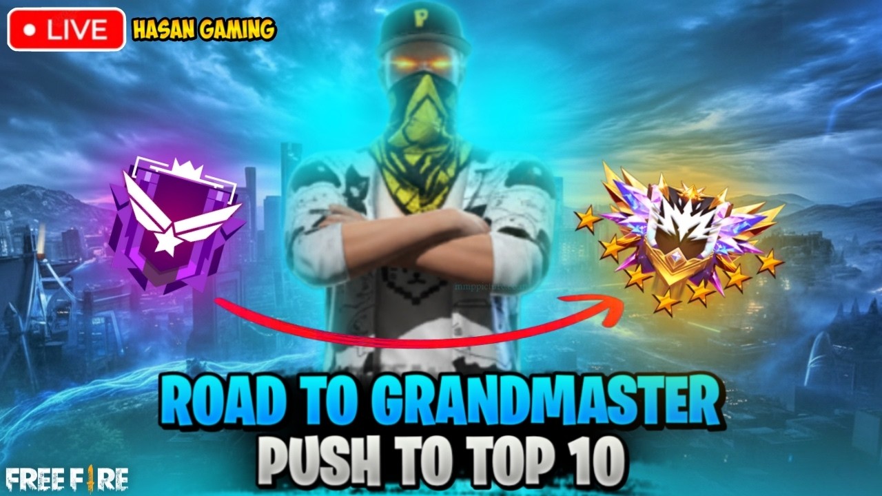 Live Free Fire New Rank Season Rank Push Live