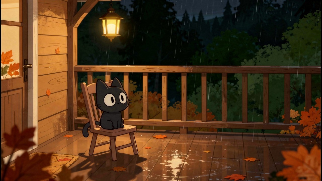 Rain Outside, Warm Inside 🌧️ Cozy Lofi Jazz for F