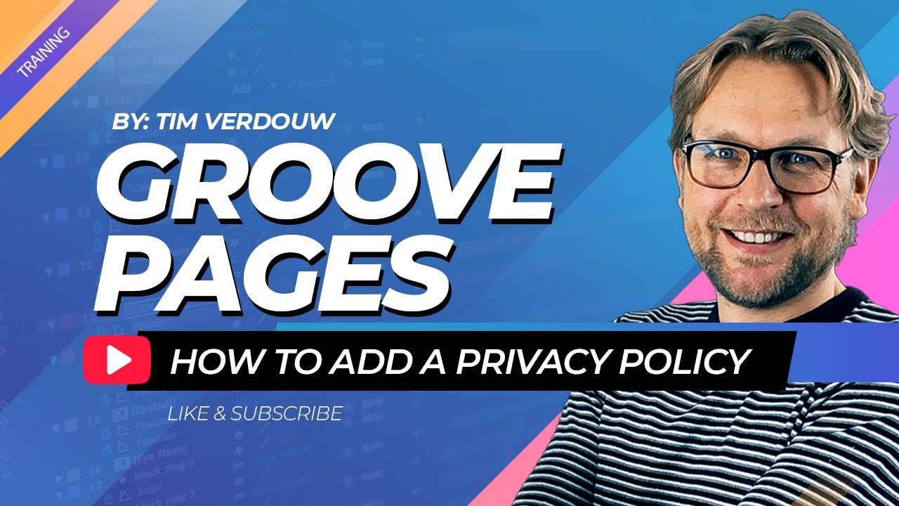 GroovePages Training - How To Create Privacy Policy/Terms Of Conditions Pages