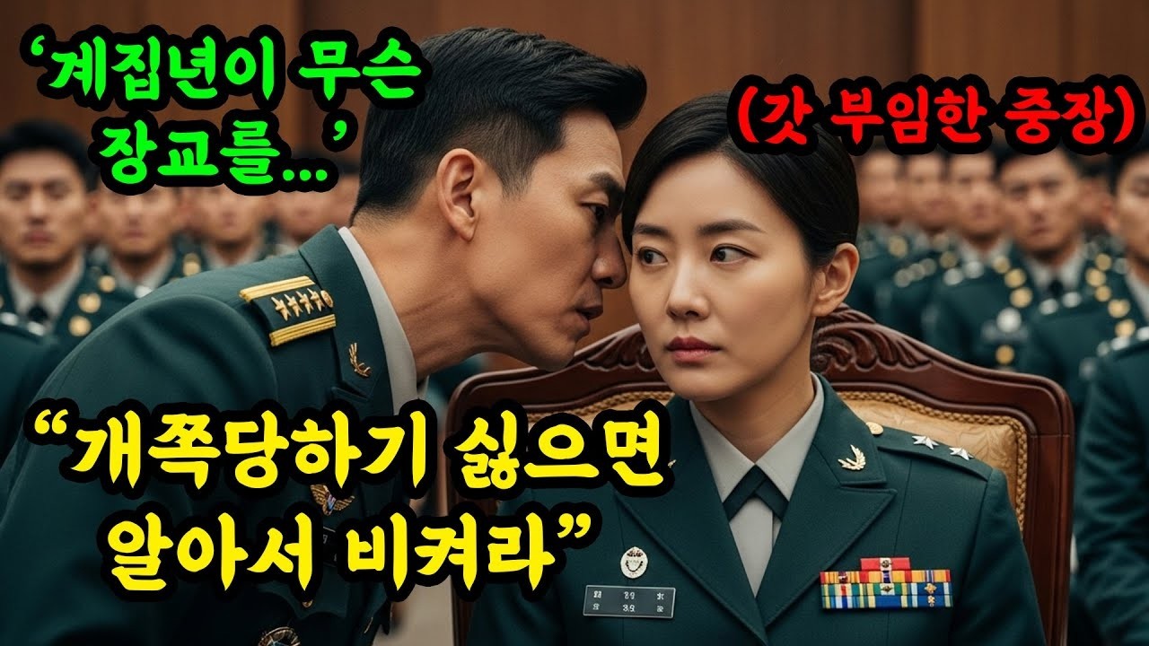 '네년 자리 아닐텐데 ' 여군을 향한 오만한 소장의 말 한마디   하지만 그가 조롱한 여군은 오늘 부임한 중장이었습니다  #오디오북