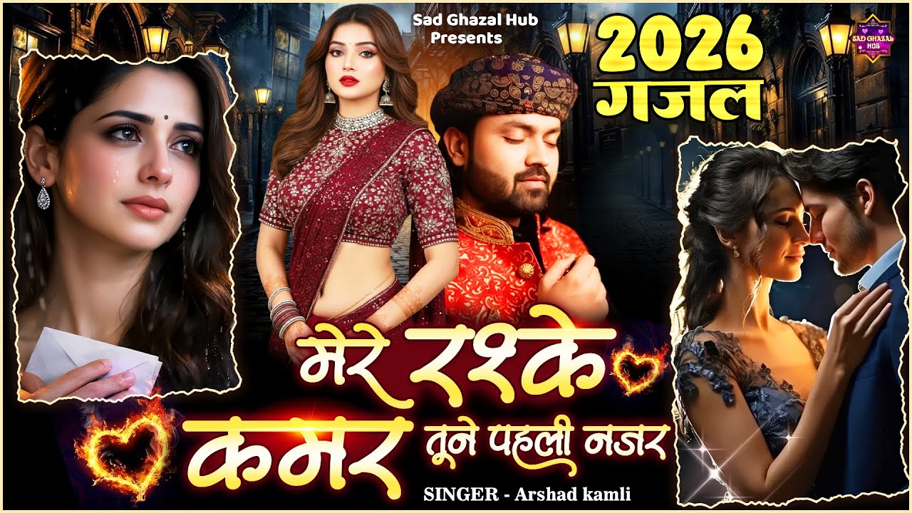 ग़ज़ल 2026 | मेरे रश्के कमर तूने पहली नजर | Superhit Arshad Kamli Ghazal | Sad Ghazal | Bewafai Ghazal