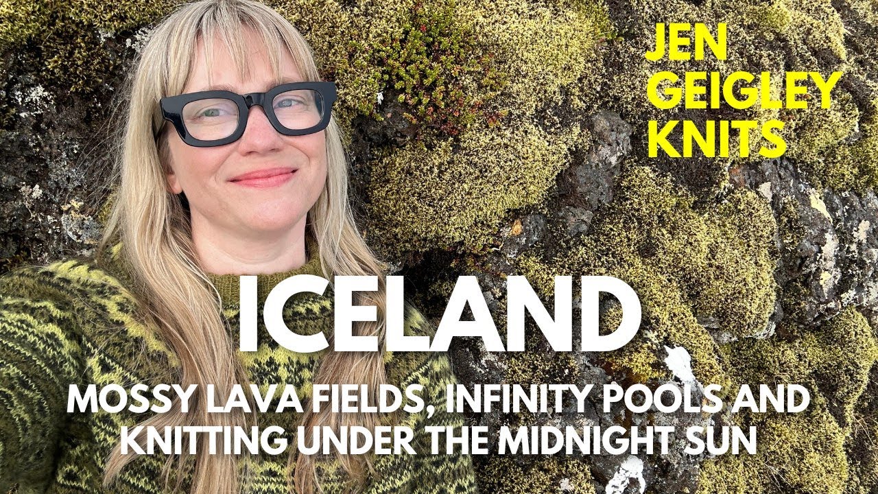 Iceland Vlog: Infinity Pools, Basalt Columns + Textile Museum | Knitting Under the Midnight Sun