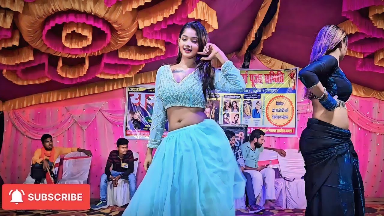 Kamar dhake rowe lagabu bhojpuri dj song #khushiraj new arkesta video #arkestra stage show #dance