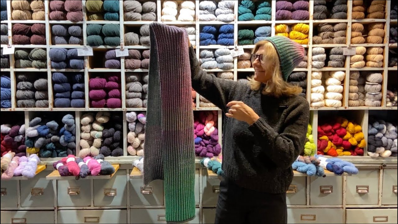 Mütze und Schal in zweifarbigem Patent stricken - und weitere Mützen und Schals