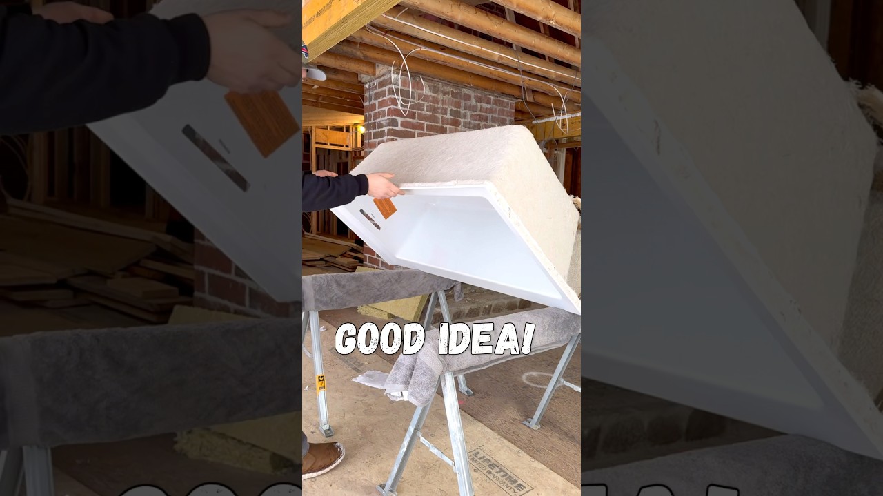 Great Idea! Always insulate your Bathtub! #diy #construction #tools