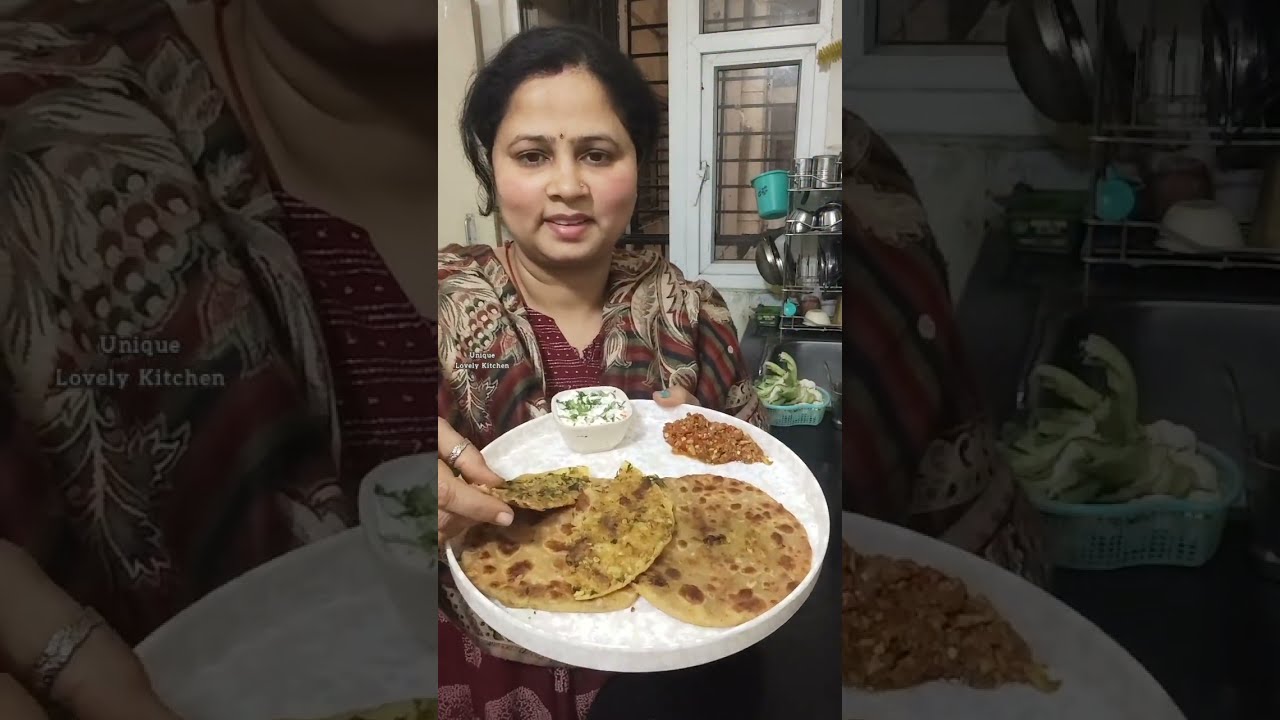 गोभी के मज़ेदार पराठे वो भी बिना फटे ऐसे बनाये/Gobhi Paratha Recipe/Gobhi Paratha UniqueLovelyKitchen