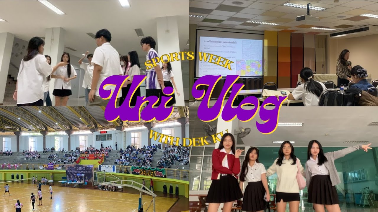 Uni VLOG | sports week with dek Fash KU | issnack
