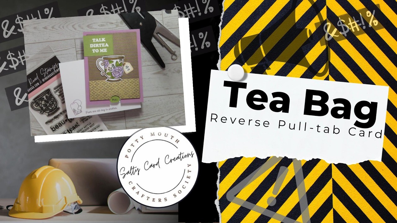 Tea Bag- Reverse Pull Tab Card