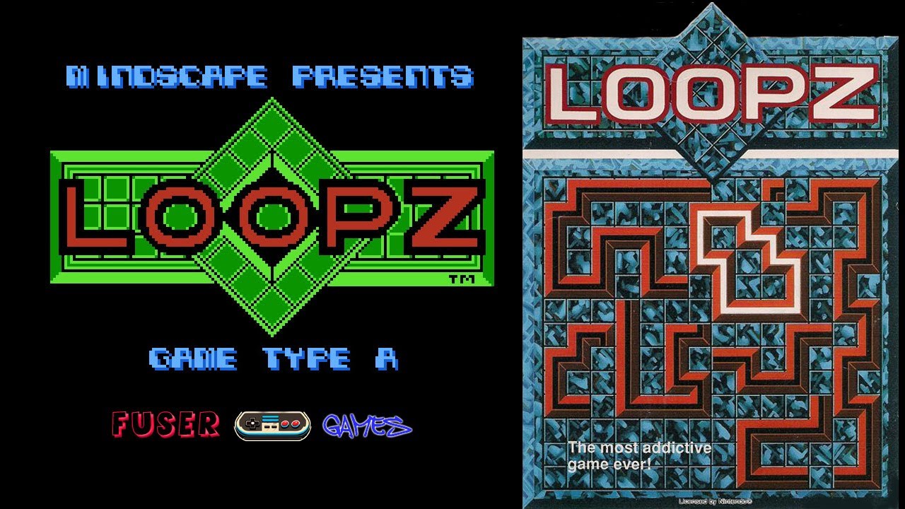 Loopz 5:01 [Game A 25] (NES 1990) Speedrun, retro, Dendy