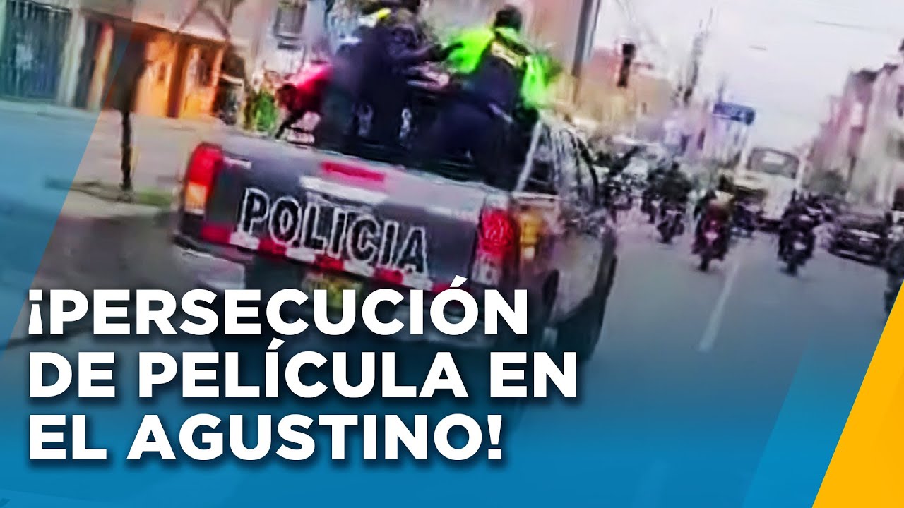 Intensa persecución en El Agustino: Los delincuentes no pudieron escapar