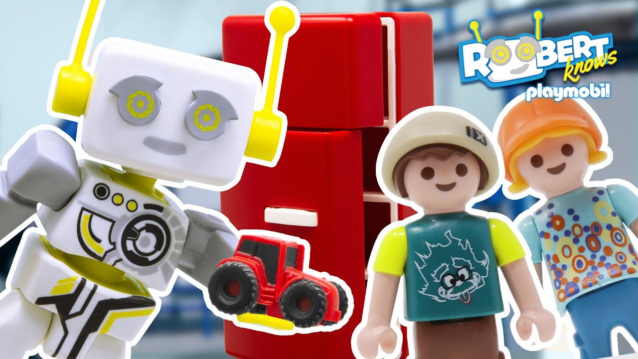 ¿Cómo se convierte una nevera en un tractor de PLAYMOBIL? | ROBert lo sabe | PLAYMOBIL en Español